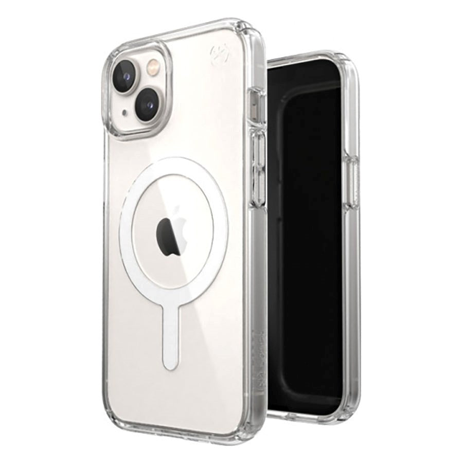 iPhone 14 Speck Presidio Perfect-Clear Grip Case - MagSafe Compatible - Transparent