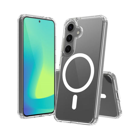 Samsung Galaxy S26 Spello Mag+ Clear Case - MagSafe Compatible - Gennemsigtig