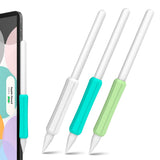 Stoyobe Soft Silicone Holder for Apple Pencil 1/2 & Huawei M-Pencil - 3-Pack - White / Turquoise / Green