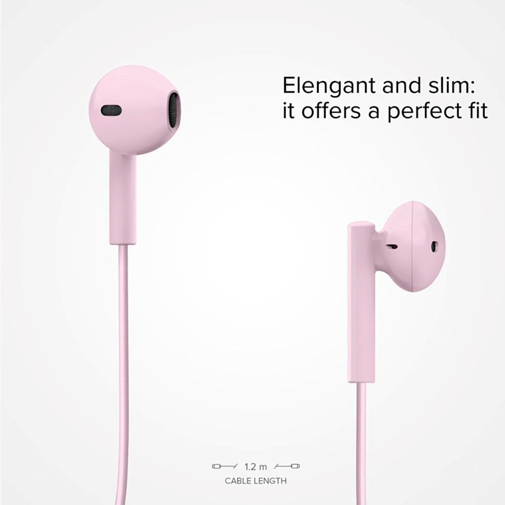 SBS Studio Mix 65 Headphone In-Ear w. USB-C & Microphone - Pink