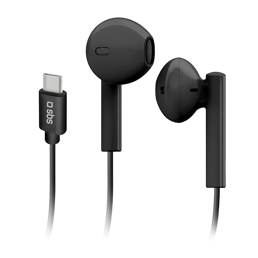 SBS Studio Mix 65 Headphone In-Ear w. USB-C & Microphone - Black