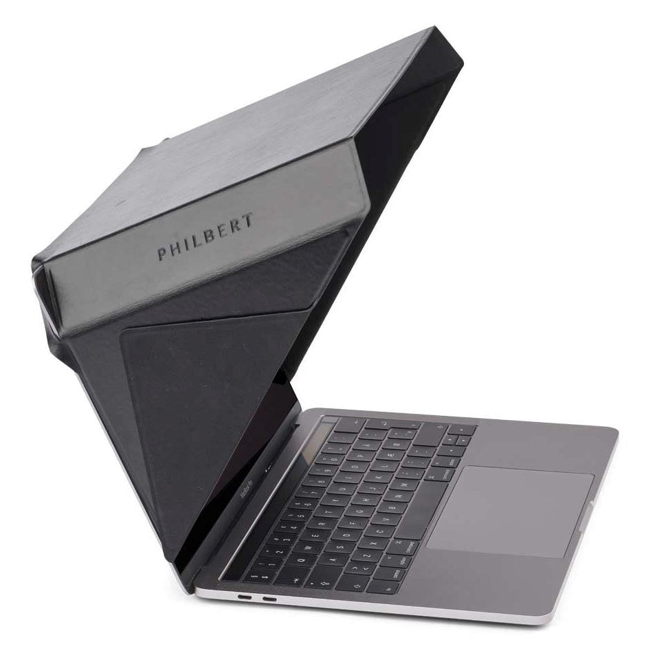 MacBook 12-14" Philbert Hood w. Sunscreen & Integrated Privacy - Ultra Slim - Black