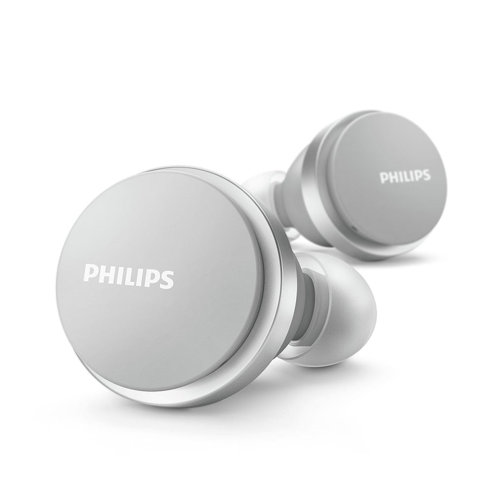 Philips Series 8000 True Wireless Headset In-Ear w. Noise Canceling Pro & Wireless Qi Charging - Grey