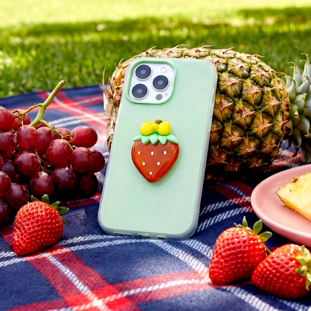 iPhone 17 Pro Max TFO 3D Fruit Case - Strawberry