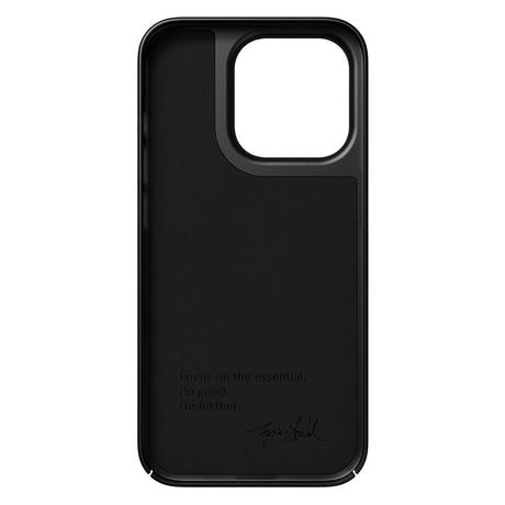 Nudient Thin Case iPhone 14 Pro Back Case - Ink Black