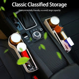 Storage Box for Car Seat 2 pcs. - Black