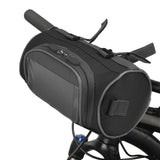 Large Bicycle Bag - Phone Bicycle Holder - Black