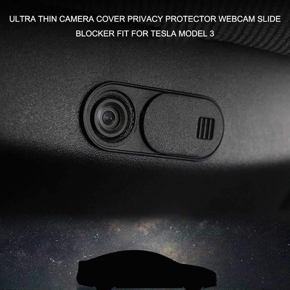 Tesla Model 3 2017-2019 Webcam Cover - Black