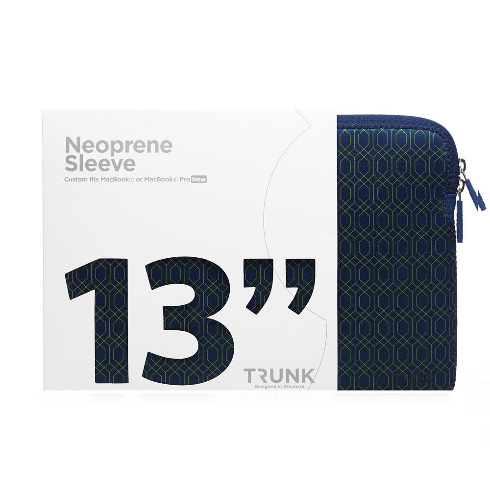 Trunk Neoprene Sleeve for MacBook 13" (30.5 x 21.5 x 1.5 cm) - Modern Navy