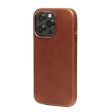 iPhone 13 Pro Max Trunk Leather Case - Brown