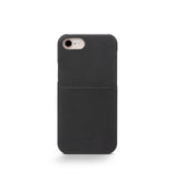 Trunk iPhone 11 Pro / XS / X Genuine Leather Case with Card Pocket - Black