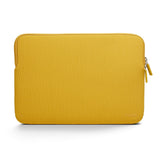 Trunk Neoprene Sleeve For MacBook & Laptop 13" w. Fluted Design (32 x 22.5 x 2 cm) - Sunflower