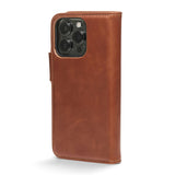 iPhone 13 Mini Trunk 2-i-1 Leather Flip Case w. Wallet - Brown