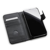 iPhone 13 Mini Trunk 2-i-1 Leather Flip Case w. Wallet - Black