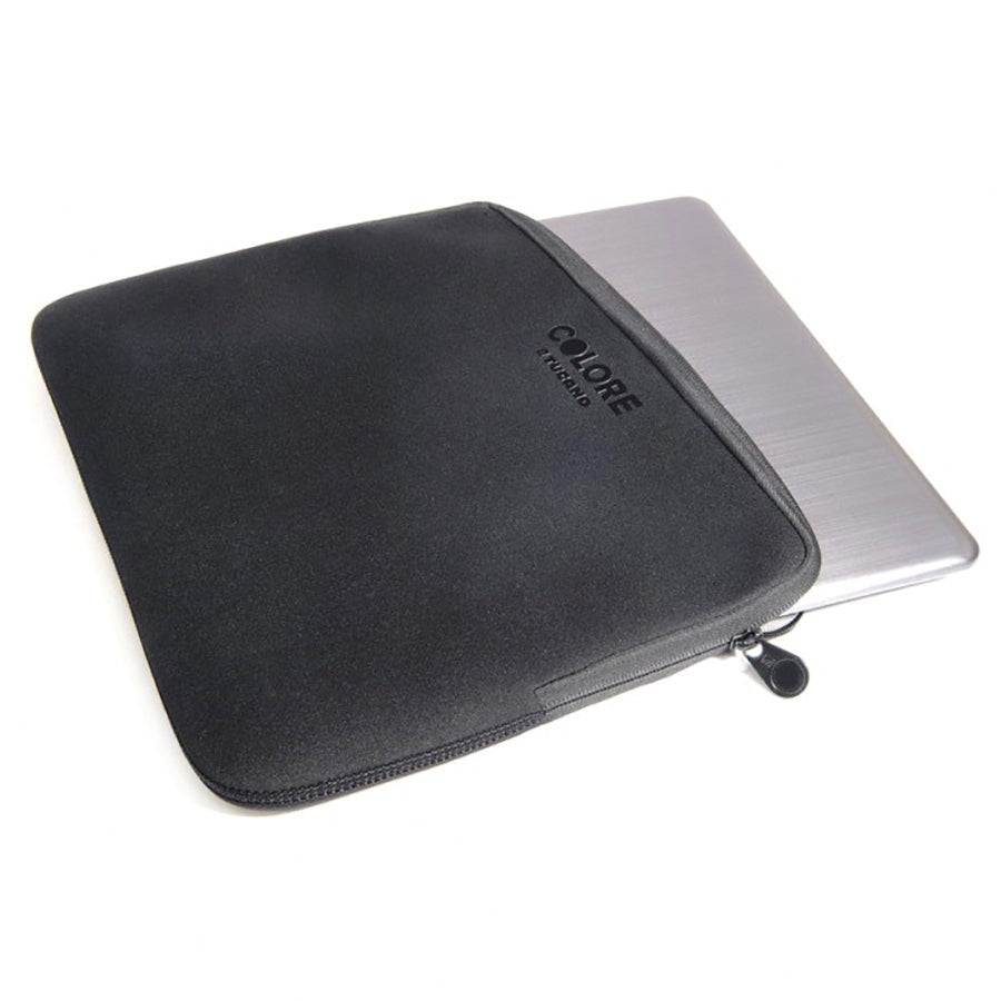 Tucano Second Skin Colore Neoprene Sleeve for Laptop PC 13-14" (35.5 x 25.5 cm) - Black