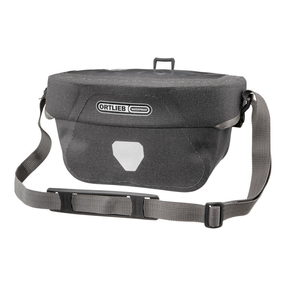 ORTLIEB 5L Ultimate Urban Bicycle Bag (24 x 13.5 x 13cm) - Grey