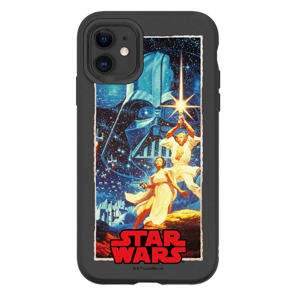 iPhone 11 RhinoShield SolidSuit Drop Proof Case with Star Wars - Luke & Leia