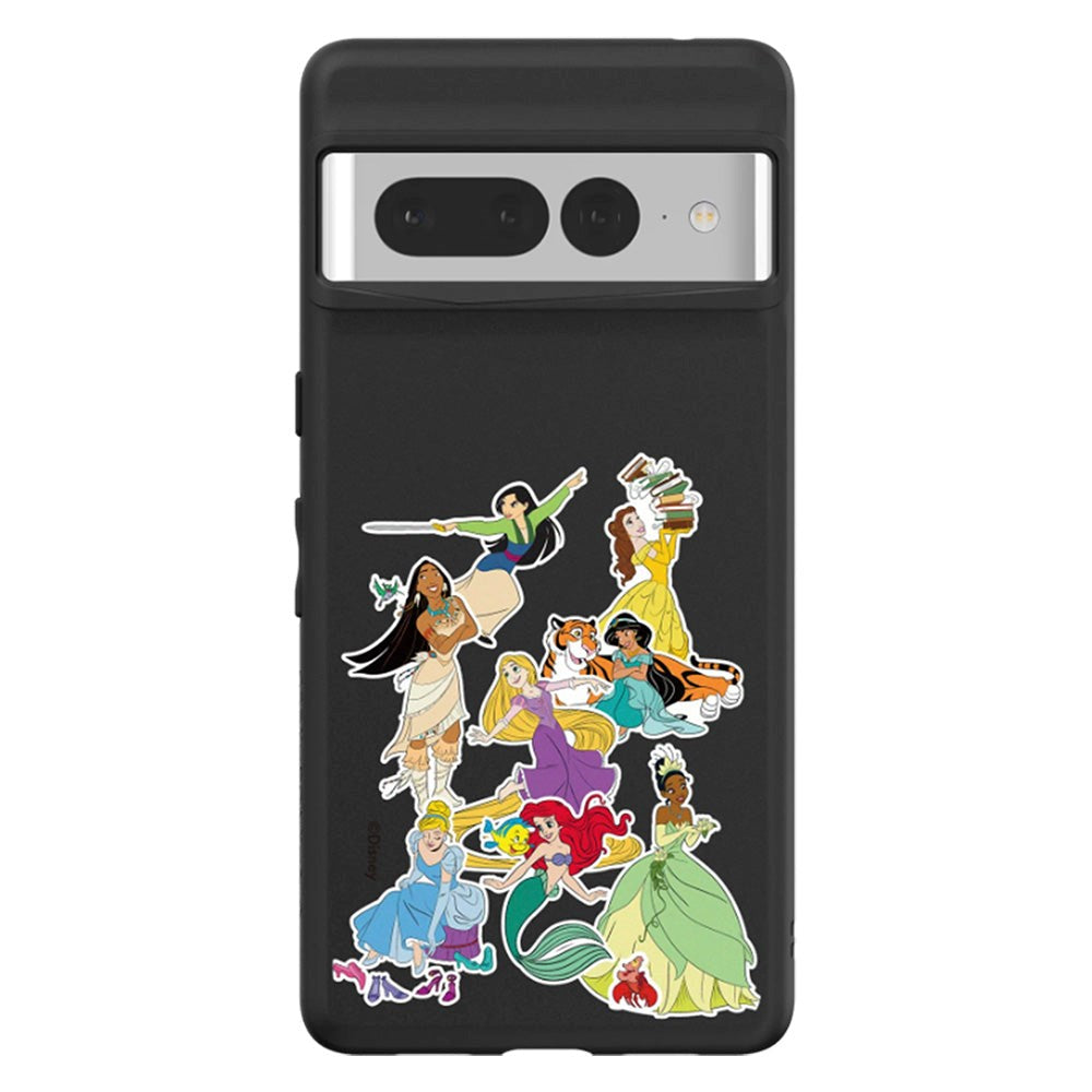 Google Pixel 7 Pro RhinoShield SolidSuit Drop Proof Case with Disney Princess - Princesses