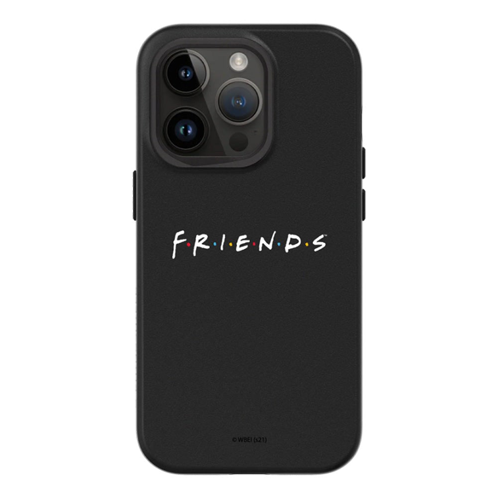 iPhone 14 Pro RhinoShield SolidSuit Drop Proof Case with Friends - White Friends Logo