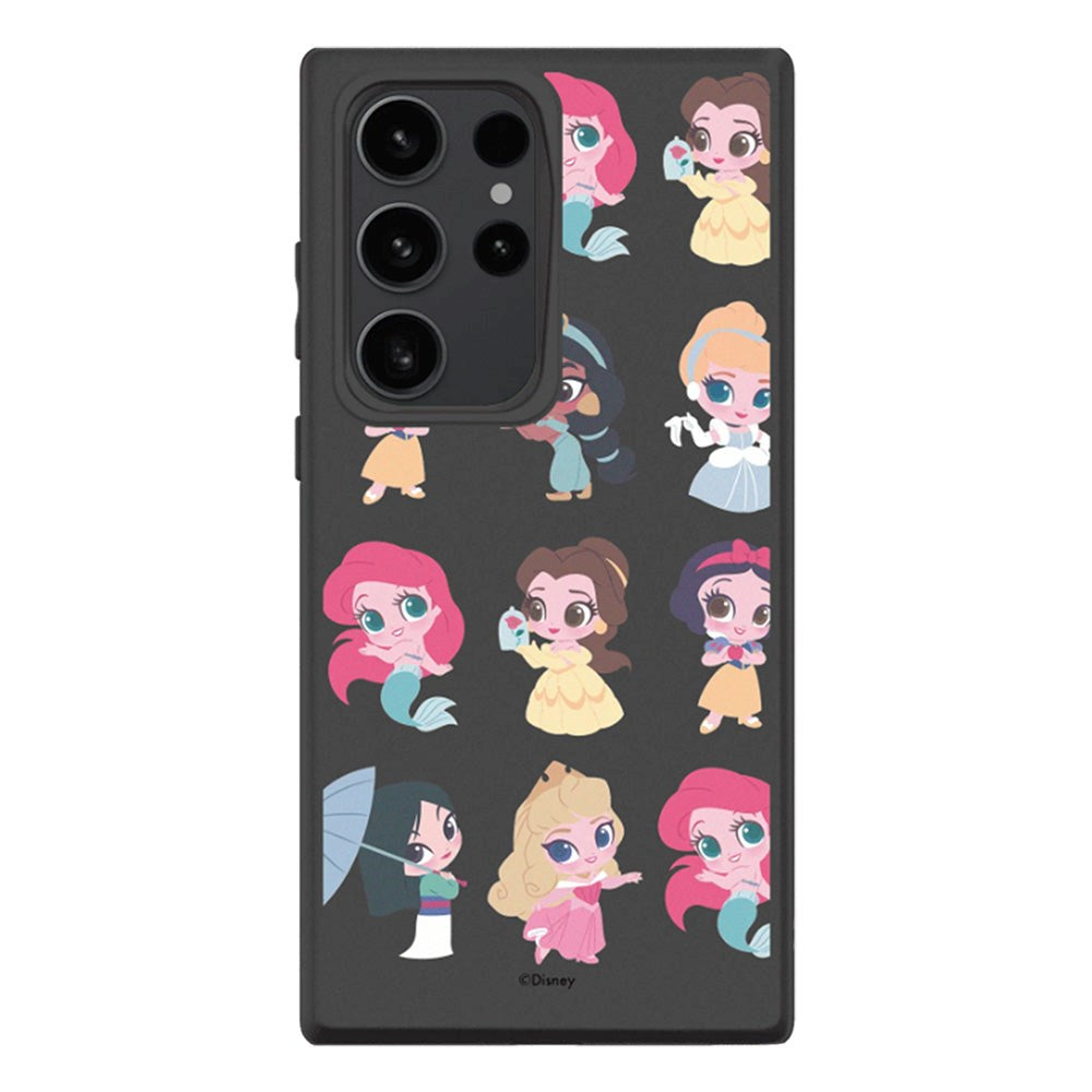 Samsung Galaxy S23 Ultra RhinoShield SolidSuit Drop Proof Case with Disney Princess - Chibi Style