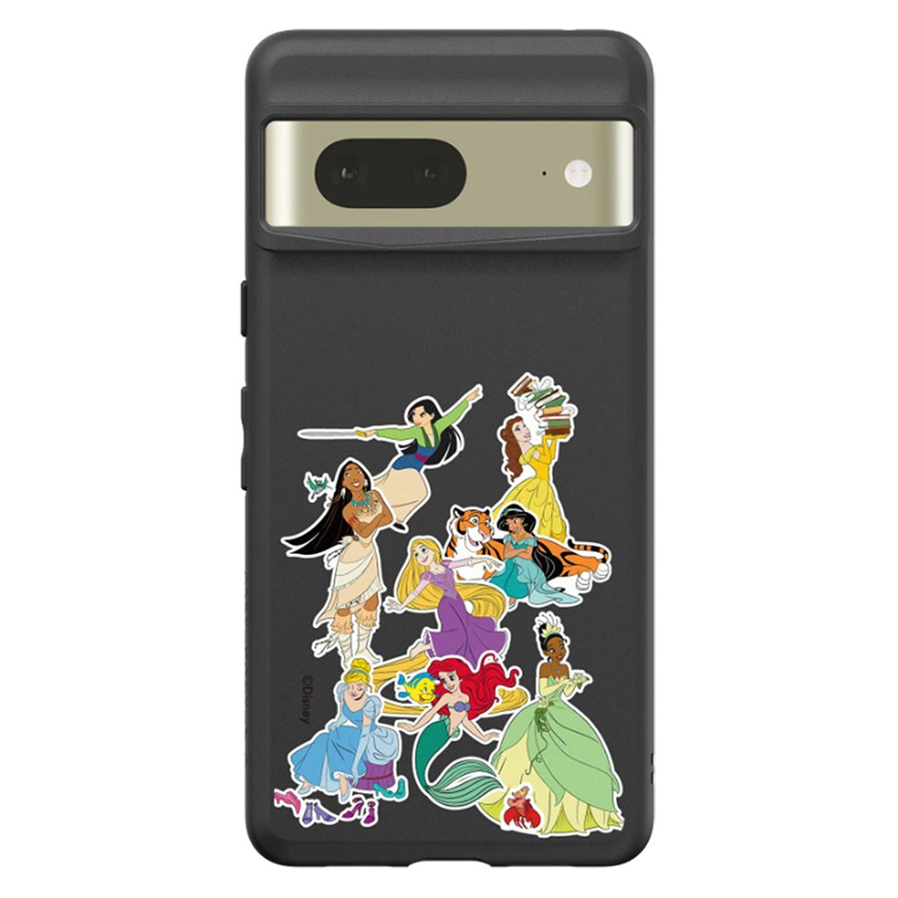 Google Pixel 7 RhinoShield SolidSuit Drop Proof Case with Disney Princess - Princesses