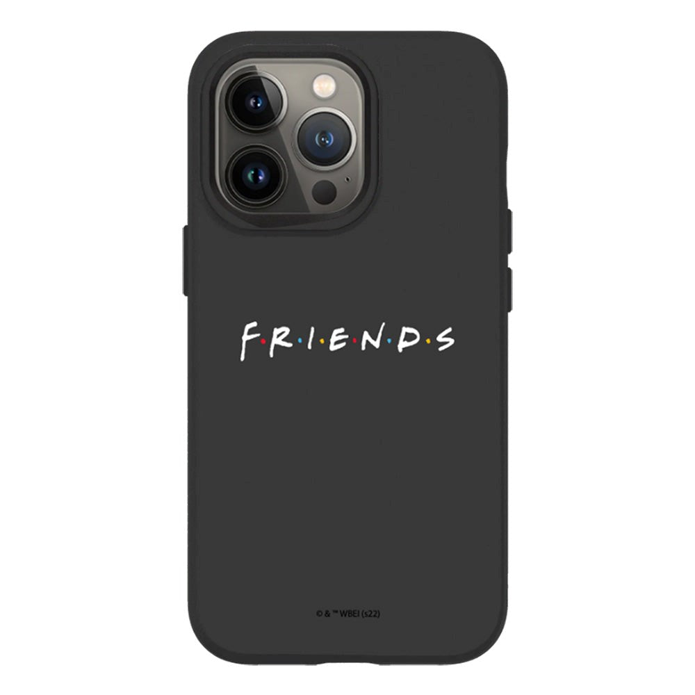 iPhone 13 Pro RhinoShield SolidSuit Drop Proof Case with Friends - White Friends Logo