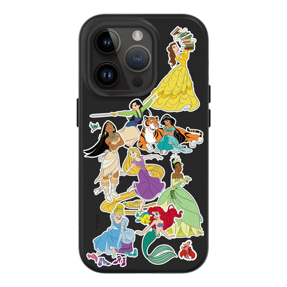 iPhone 14 Pro RhinoShield SolidSuit Drop Proof Case with Disney Princess - Princesses