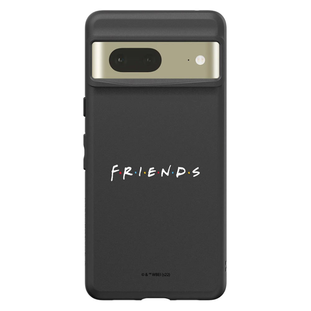 Google Pixel 7 RhinoShield SolidSuit Drop Proof Case with Friends - White Friends Logo