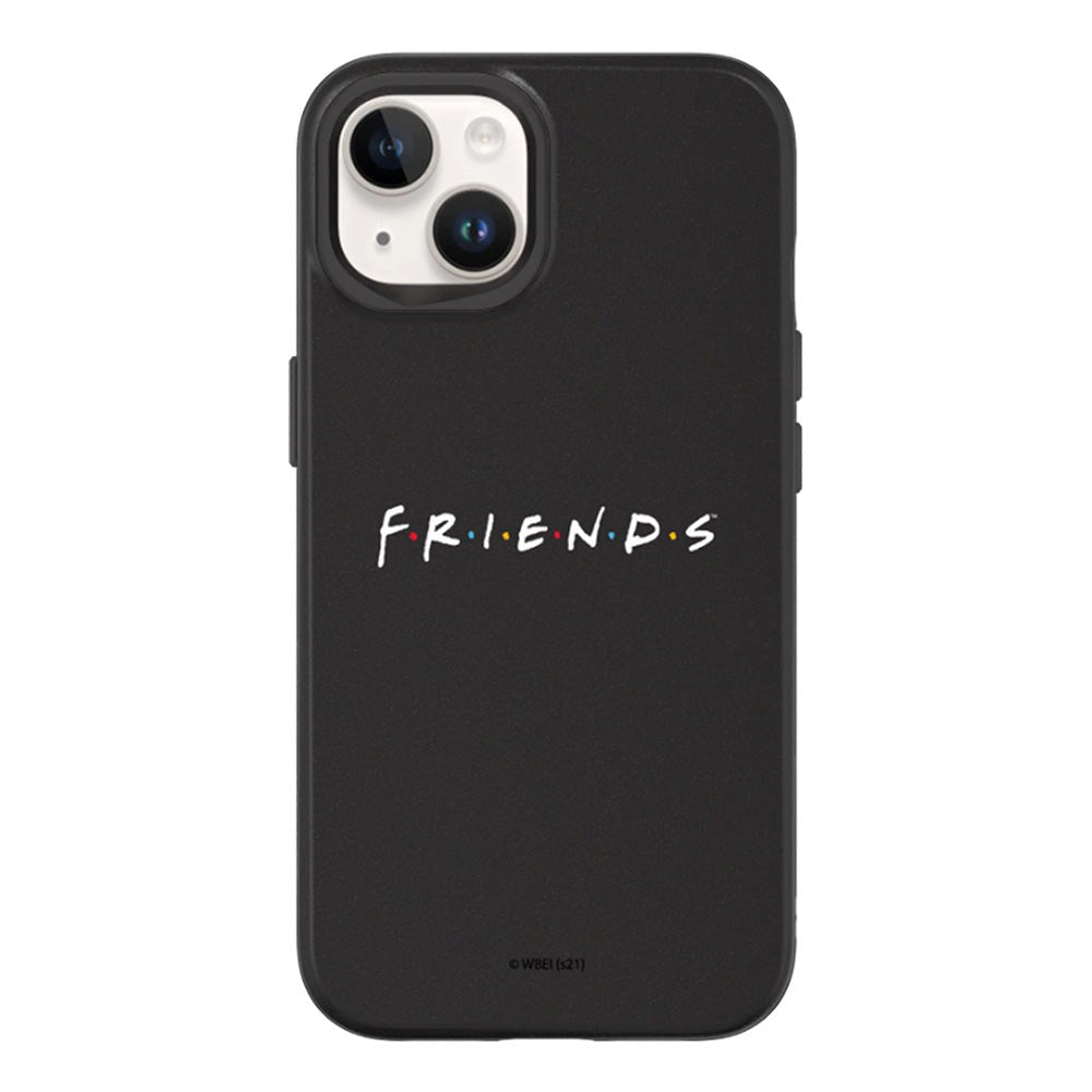 iPhone 14 / 13 RhinoShield SolidSuit Drop Proof Case with Friends - White Friends Logo