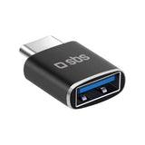 SBS OTG USB-A to USB-C Adapter - Black