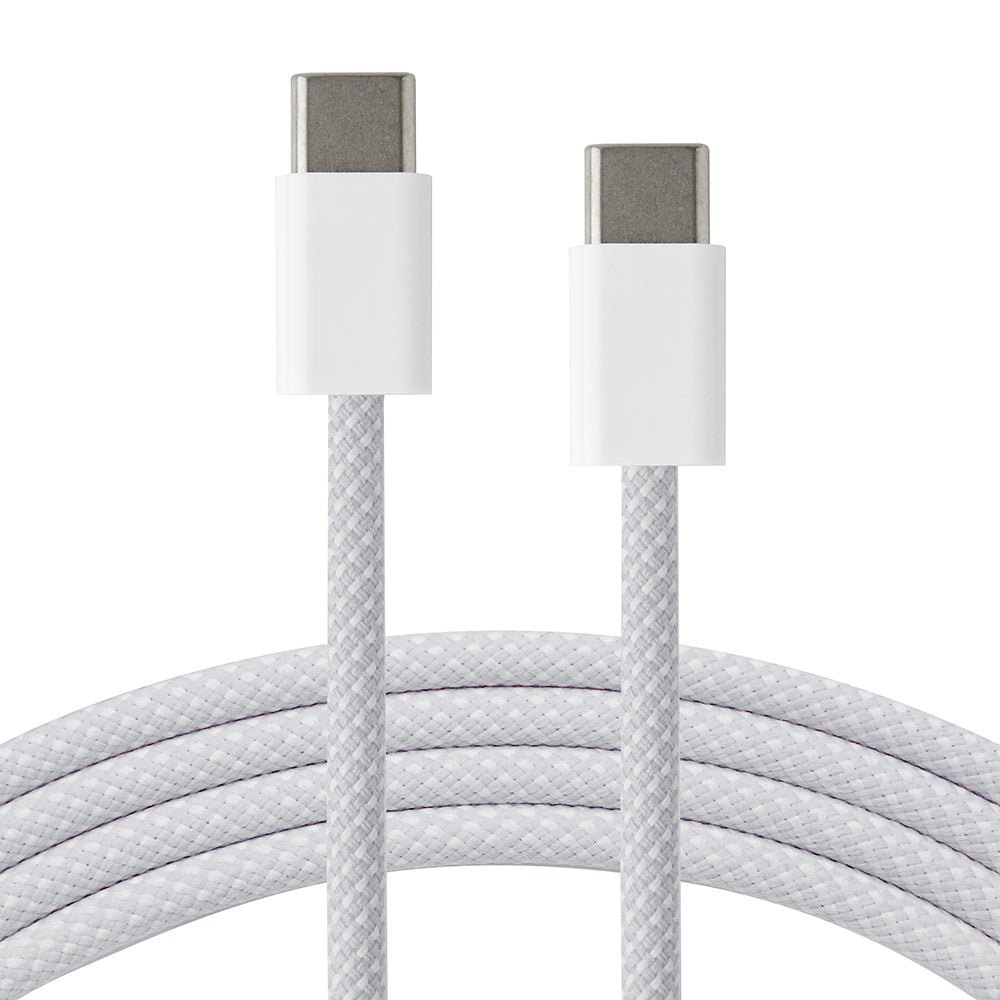 Xceed Braided USB-C to USB-C PD 60W - 1m - White