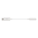 Deltaco USB-C To AUX 3.5mm Adapter - White