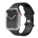 Vonmählen Apple Watch (38/40/SE/41/42mm) Classic Band Band Silicone Strap - Black