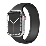 Vonmählen Apple Watch (38/40/SE/41/42mm) Solo Loop Band Small Silicone Strap - Black