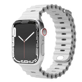 Vonmählen Apple Watch (38/40/SE/41/42mm) Wave Band Silicone Strap - Grå