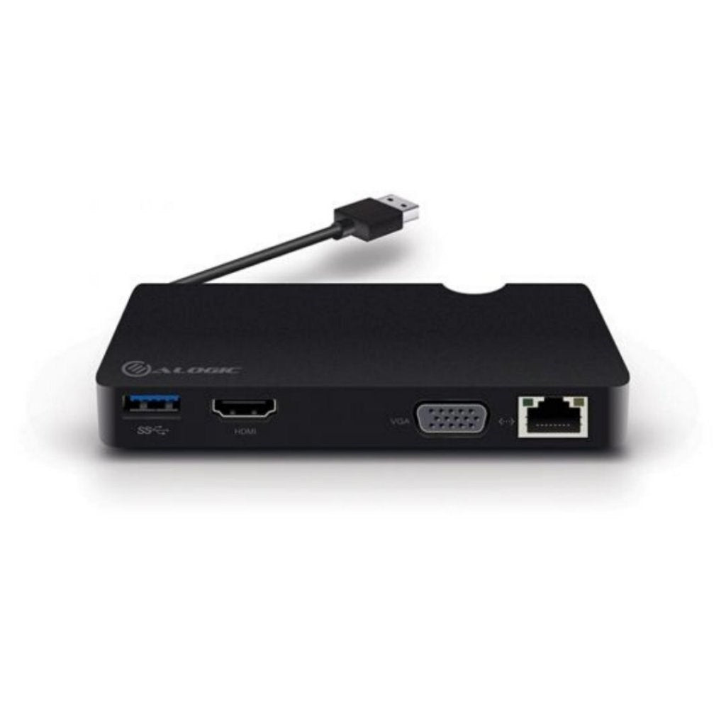 ALOGIC USB Dock w. 4 Outputs - Black