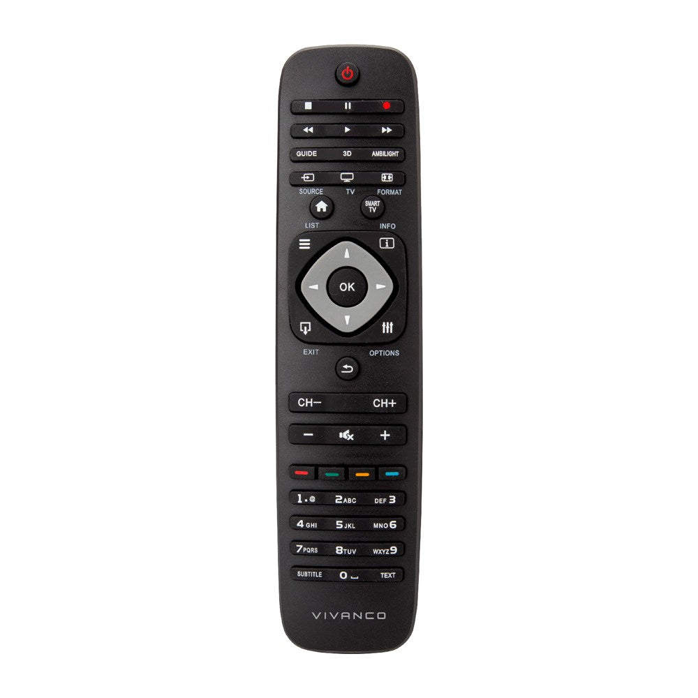 Vivanco Philips Remote Control for TV - Black