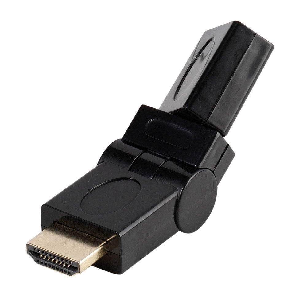 Vivanco HDMI Adapter (Female to Male) with 360° Rotatable Joint - Black