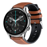 Niceboy GTR Smartwatch m. Sports Mode - IP67 - Silver / Brown