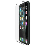 iPhone 11 Pro / Xs / X Belkin InvisiGlass UltraCurve Tempered Glass - Case Friendly - Black Frame