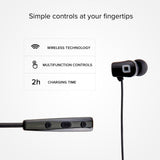 SBS BT830 Wireless Bluetooth In-Ear Headphones - Black