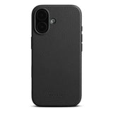 WOOLNUT iPhone 17 Full Grain Leather Case - MagSafe Compatible - Black