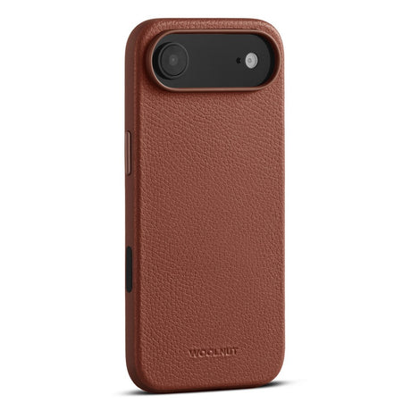 WOOLNUT iPhone Air Full Grain Leather Case - MagSafe Compatible - Brown