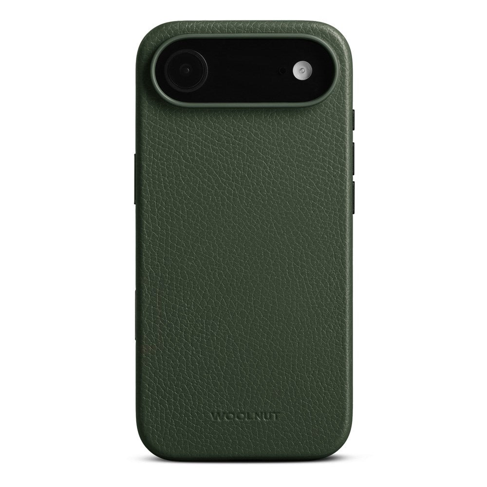 WOOLNUT iPhone Air Full Grain Leather Case - MagSafe Compatible - Green