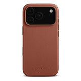 WOOLNUT iPhone 17 Pro Full Grain Leather Case - MagSafe Compatible - Brown