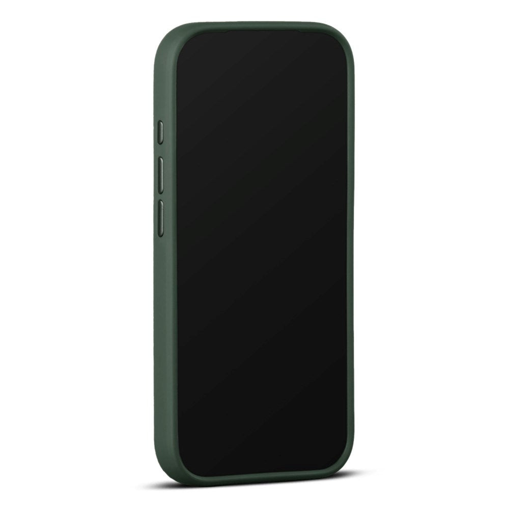 iPhone 18 Pro WOOLNUT Genuine Leather Case - MagSafe Compatible - Green