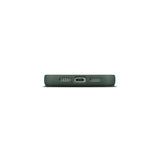 iPhone 18 Pro Max WOOLNUT Genuine Leather Case - MagSafe Compatible - Green