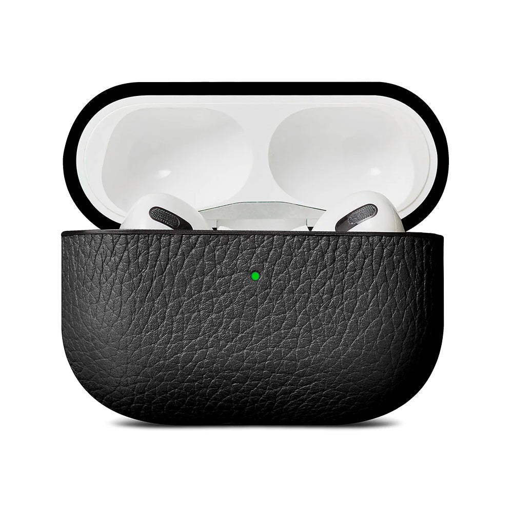 Woolnut AirPods Pro (1. gen.) Genuine Leather Case - Black