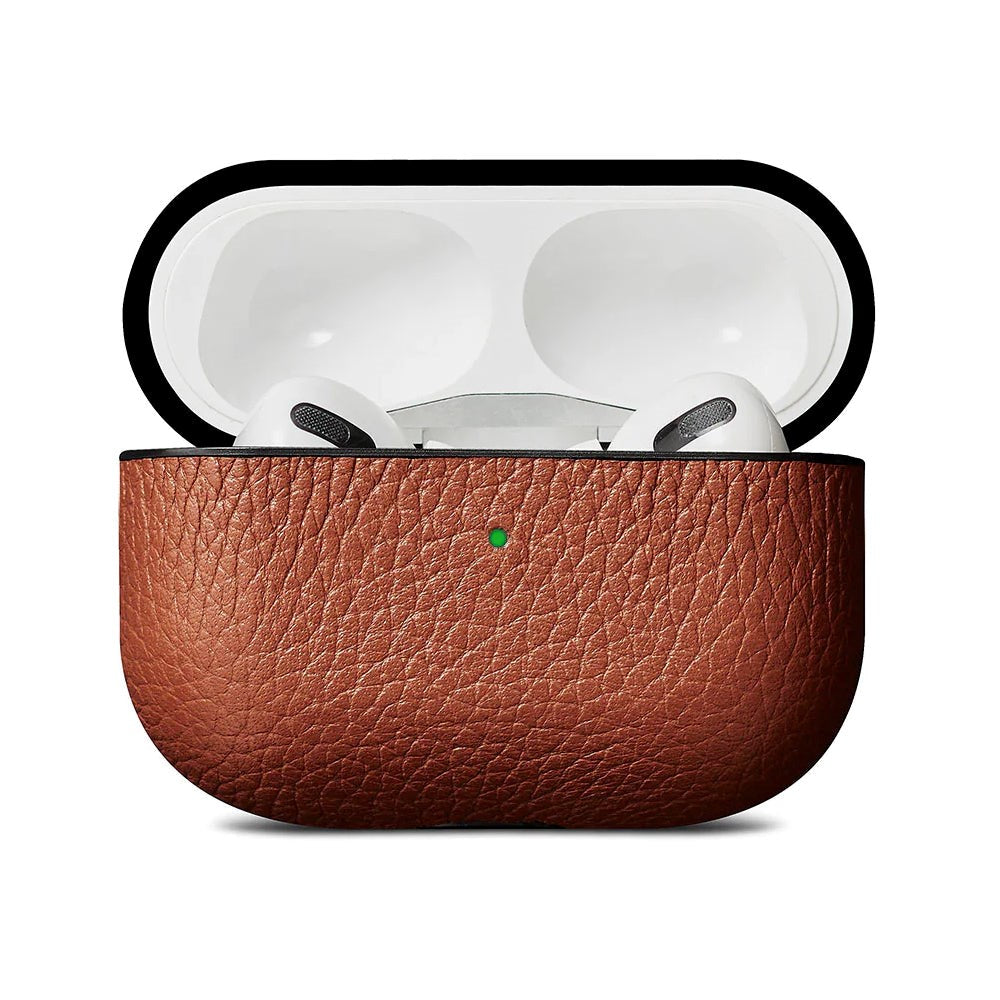 Woolnut AirPods Pro (1. gen.) Genuine Leather Case - Brown