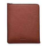 Woolnut iPad / Tablet (26.5 x 32.5 cm) Genuine Leather Folio Sleeve - Brown